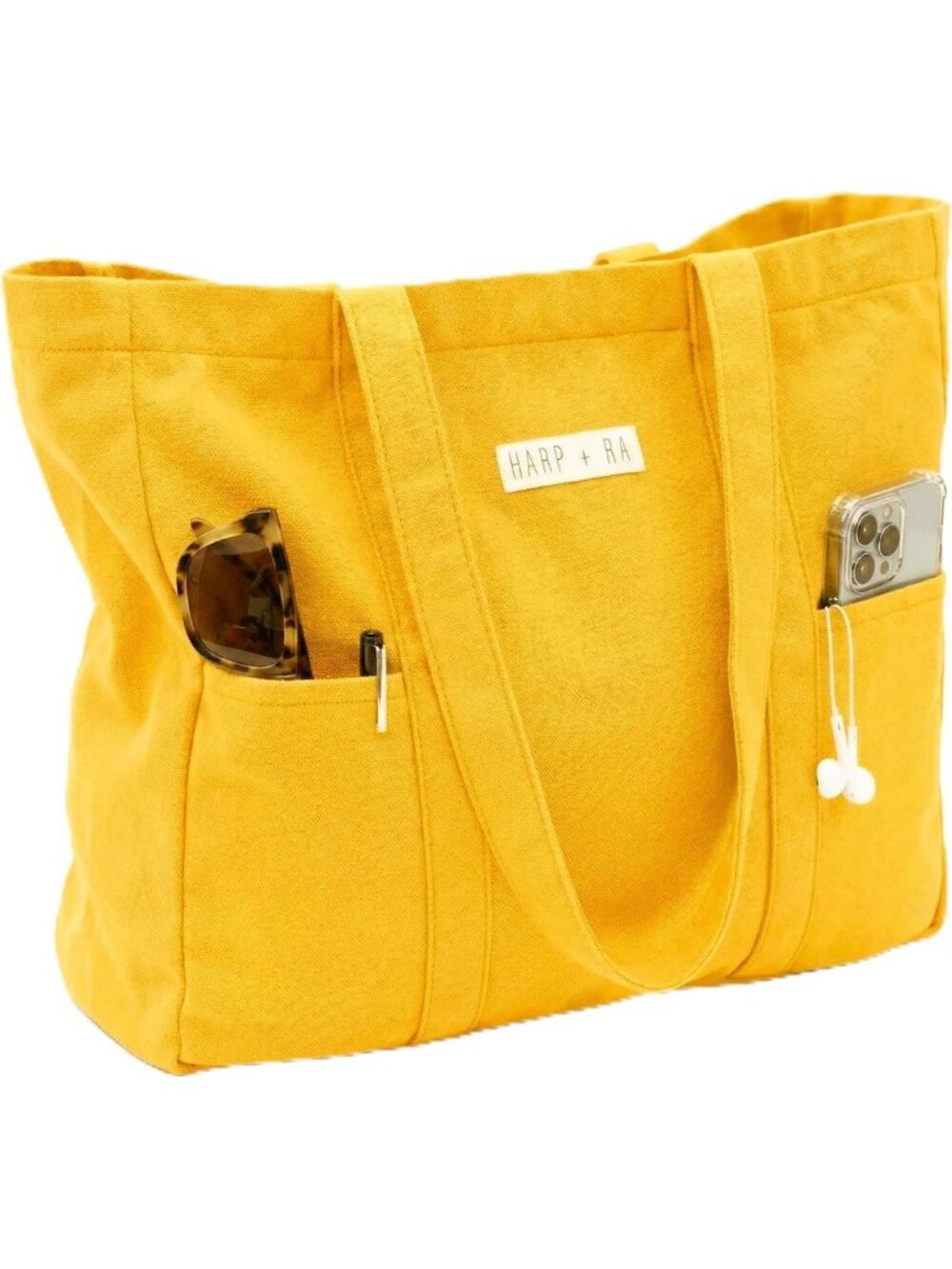 Extra Large Canvas Tote Bag for Women - Beach, Travel, Work, Teacher Essentials